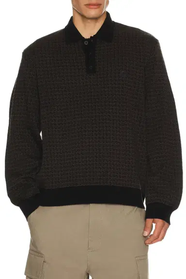 Carhartt WIP Long Sleeve Lowis Polo | Thumbnail 1