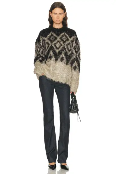 Acne Studios Kinai Tinsel Knit Sweater | Thumbnail 4