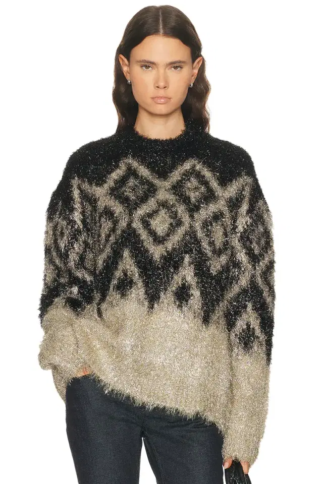 Acne Studios Kinai Tinsel Knit Sweater