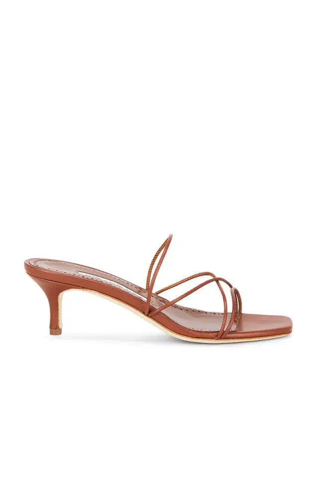 Manolo Blahnik Ninfemu 50 Nappa Sandal