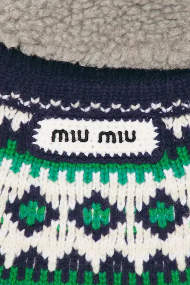 Miu Miu Wool Fairisle Sweater | Thumbnail 6