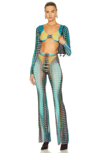 Jean Paul Gaultier Cropped U Neck Top | Thumbnail 4 Jean Paul Gaultier Cropped U Neck Top | Thumbnail 4