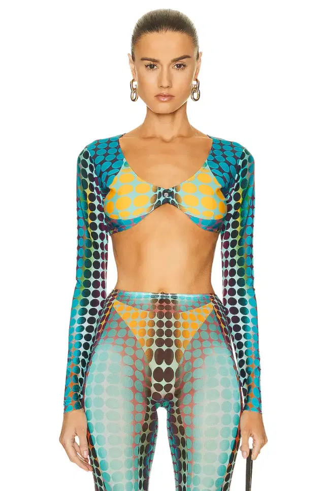 Cropped U Neck Top