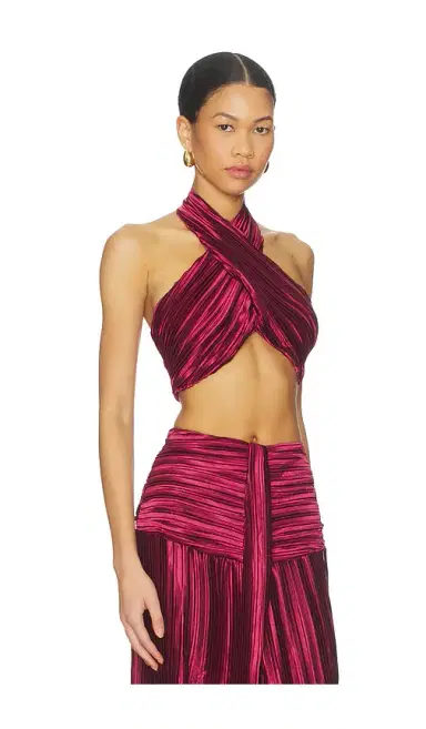 Sonya Moda Joelle Plisse Halter Top | Thumbnail 2 Sonya Moda Joelle Plisse Halter Top | Thumbnail 2
