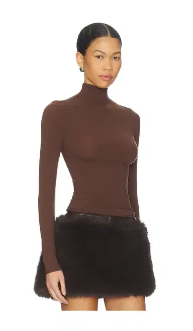 Skims Fits Everybody Turtleneck Top | Thumbnail 2