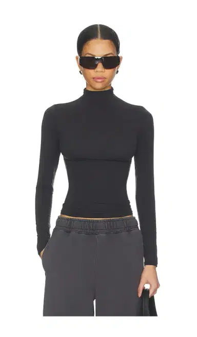 Skims Fits Everybody Turtleneck Top | Thumbnail 1