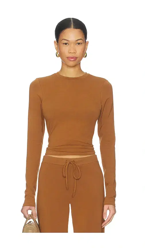 Cotton Jersey Long Sleeve T-shirt