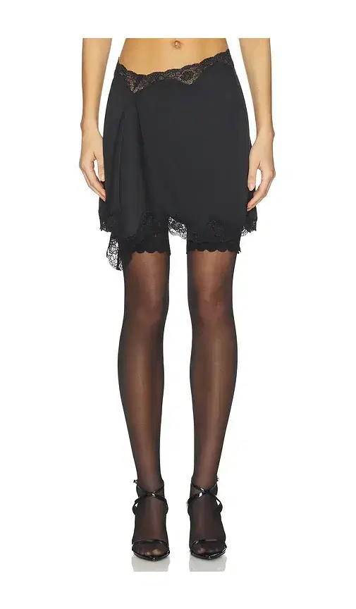 Signature Satin Mini Skirt