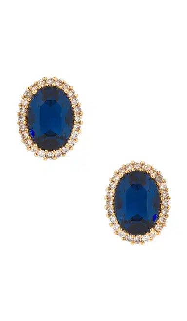 Anton Heunis Omega Clasp Oval Stud | Thumbnail 1 Anton Heunis Omega Clasp Oval Stud | Thumbnail 1