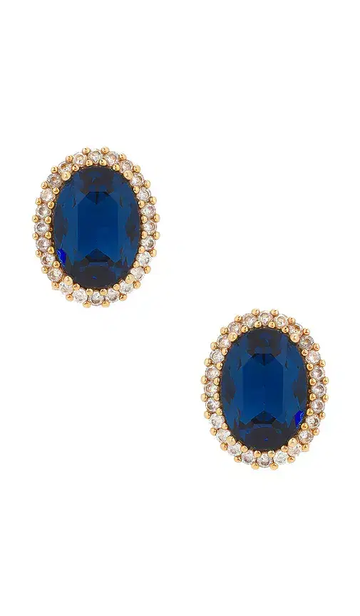 Anton Heunis Omega Clasp Oval Stud