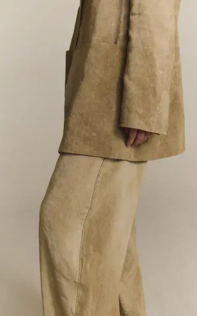 Cortana Cassian Pleated Pants Linen-Blend Wide-Leg Pants | Thumbnail 3 Cortana Cassian Pleated Pants Linen-Blend Wide-Leg Pants | Thumbnail 3