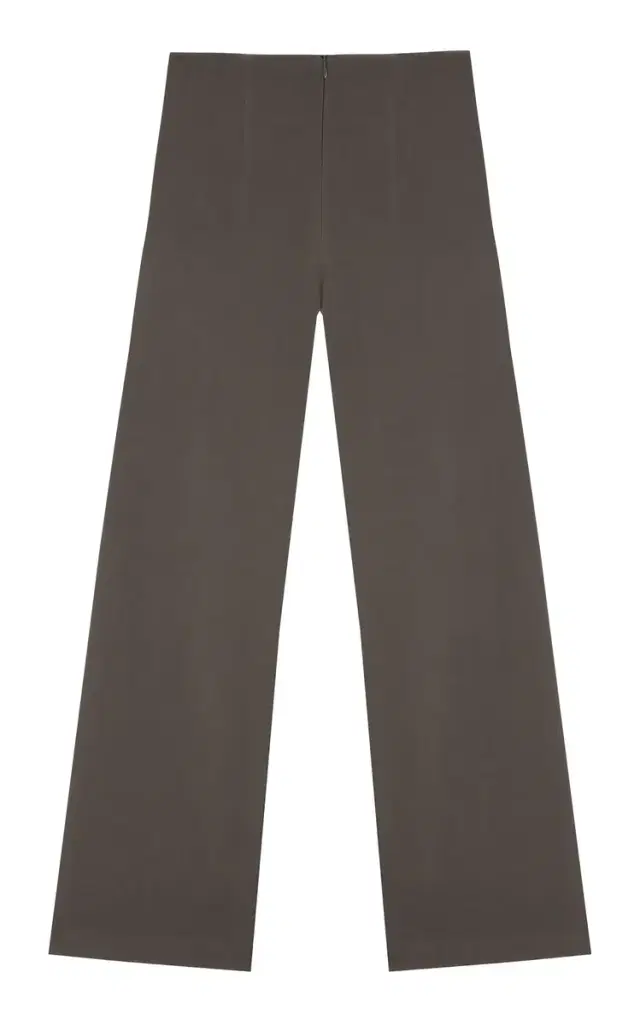 Brenna High-Rise Hemp-Blend Straight-Leg Pants