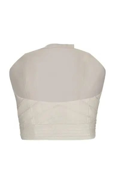 Andres Otalora Copa Cabana Embroidered Linen Top | Thumbnail 3