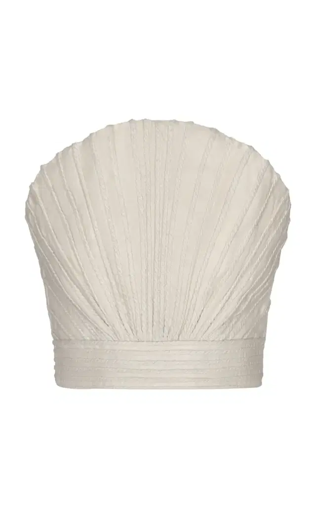 Copa Cabana Embroidered Linen Top