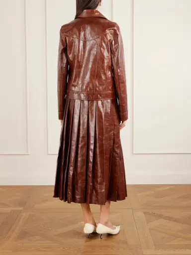 Tolu Coker Paneled Glossed-leather Jacket | Thumbnail 4 Tolu Coker Paneled Glossed-leather Jacket | Thumbnail 4