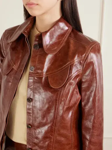 Tolu Coker Paneled Glossed-leather Jacket | Thumbnail 5 Tolu Coker Paneled Glossed-leather Jacket | Thumbnail 5