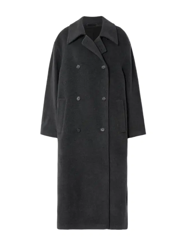Shield Oversized Double-breasted Wool-blend Coat