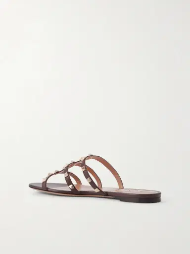 Valentino Garavani Rockstud Leather Sandals | Thumbnail 3 Valentino Garavani Rockstud Leather Sandals | Thumbnail 3