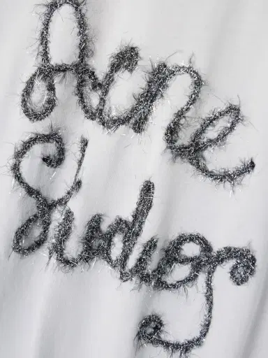 Acne Studios Layered Embroidered Cotton-jersey And Poplin T-shirt | Thumbnail 4