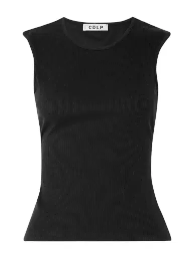 CDLP Ribbed Tencel™ Lyocell-blend Jersey Tank | Thumbnail 1