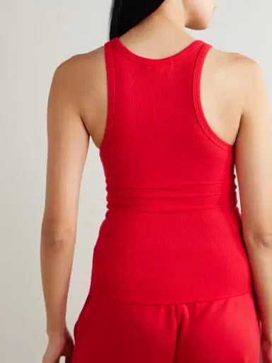 ÉTERNE Ribbed Stretch-jersey Tank | Thumbnail 3 ÉTERNE Ribbed Stretch-jersey Tank | Thumbnail 3