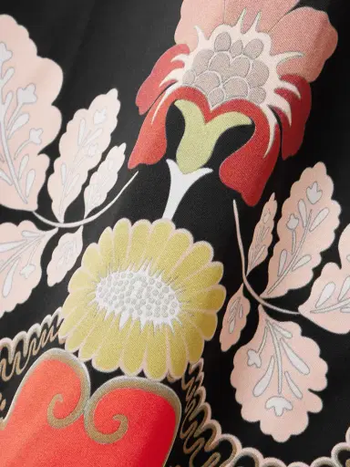La DoubleJ Icon Clingy Swing Floral-print Stretch-satin Maxi Dress | Thumbnail 4