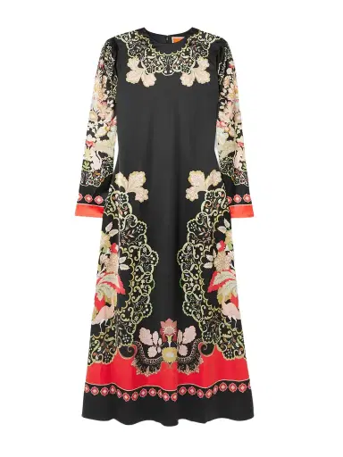 La DoubleJ Icon Clingy Swing Floral-print Stretch-satin Maxi Dress | Thumbnail 1