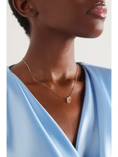 Garrard Fanfare Symphony 18-karat Rose Gold Diamond Necklace | Thumbnail 2