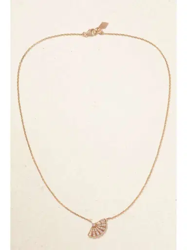 Garrard Fanfare Symphony 18-karat Rose Gold Diamond Necklace | Thumbnail 4