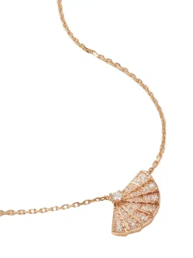 Garrard Fanfare Symphony 18-karat Rose Gold Diamond Necklace | Thumbnail 1