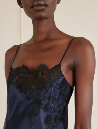 Carine Gilson Lace-trimmed Silk-satin Camisole | Thumbnail 4 Carine Gilson Lace-trimmed Silk-satin Camisole | Thumbnail 4