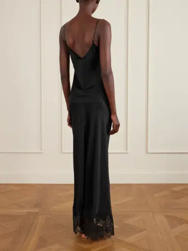 Carine Gilson Lace-trimmed Silk-satin Camisole | Thumbnail 4