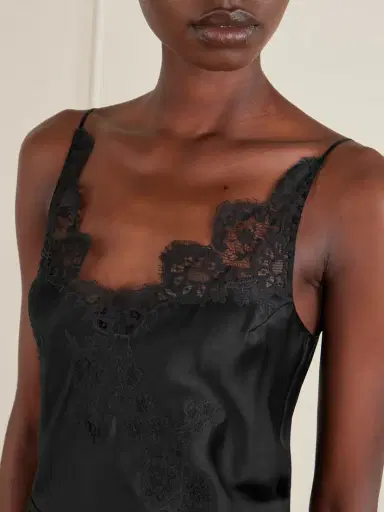Carine Gilson Lace-trimmed Silk-satin Camisole | Thumbnail 5