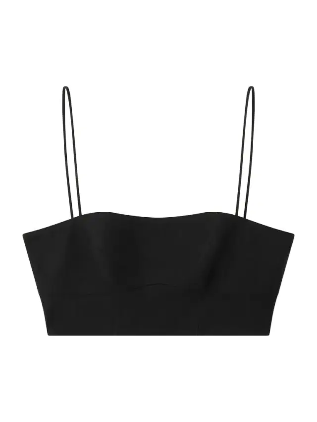 Blazie Cropped Linen Top Blazie Cropped Linen Top