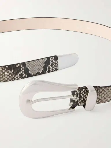 Déhanche Colette Snake-effect Leather Waist Belt | Thumbnail 3 Déhanche Colette Snake-effect Leather Waist Belt | Thumbnail 3