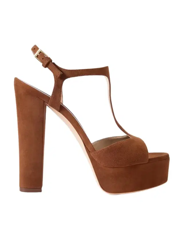 Suede Platform Sandals