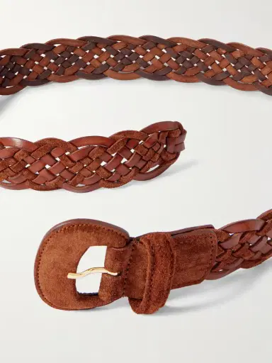 Anderson's Leather And Suede Woven Waist Belt | Thumbnail 3