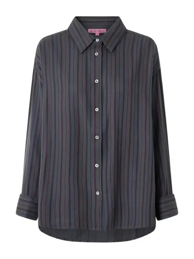Striped Wool And Cashmere-blend Twill Shirt