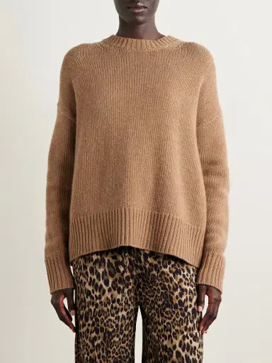 Nili Lotan Donnika Merino Wool And Cashmere-blend Sweater | Thumbnail 3 Nili Lotan Donnika Merino Wool And Cashmere-blend Sweater | Thumbnail 3