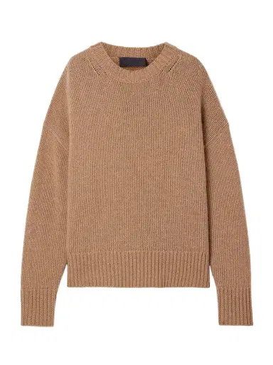 Nili Lotan Donnika Merino Wool And Cashmere-blend Sweater | Thumbnail 1 Nili Lotan Donnika Merino Wool And Cashmere-blend Sweater | Thumbnail 1