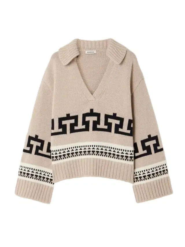 O'reilly Intarsia Wool And Cashmere-blend Sweater