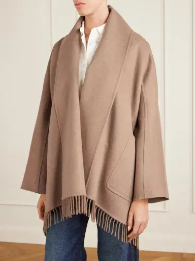 Max Mara Belted Fringed Camel Hair Coat | Thumbnail 3 Max Mara Belted Fringed Camel Hair Coat | Thumbnail 3