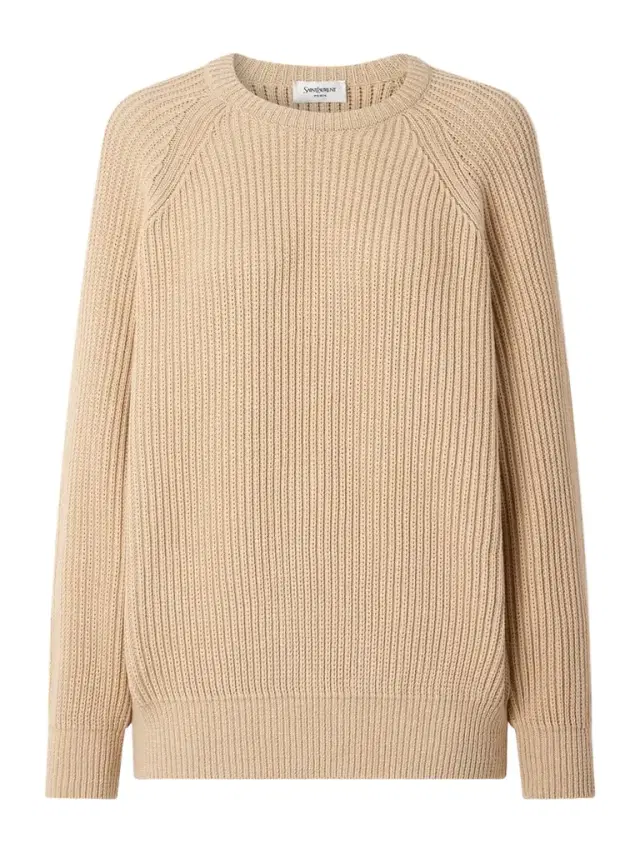 Ribbed-knit Cotton Sweater
