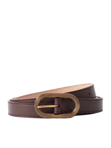 Loro Piana Leather Skinny Belt | Thumbnail 1