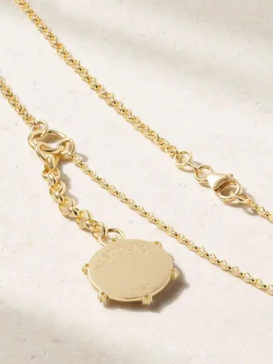 Foundrae Resilience Blossoms Mixed Belcher 18-karat Yellow And White Gold Diamond Necklace | Thumbnail 3