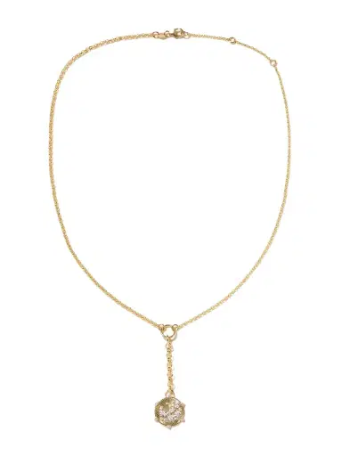 Foundrae Resilience Blossoms Mixed Belcher 18-karat Yellow And White Gold Diamond Necklace | Thumbnail 1