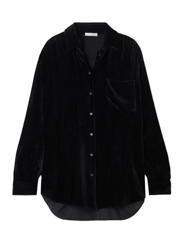 Gavina Ribbed Velvet Shirt