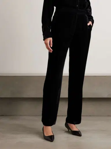 The Row Anker Ribbed Velvet Straight-leg Pants | Thumbnail 3 The Row Anker Ribbed Velvet Straight-leg Pants | Thumbnail 3