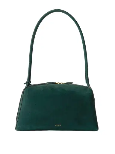 Alaïa Le Bulldog Medium Nubuck Shoulder Bag | Thumbnail 1 Alaïa Le Bulldog Medium Nubuck Shoulder Bag | Thumbnail 1