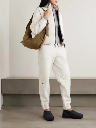 Moncler Grenoble Shell-paneled Fleece Tapered Sweatpants | Thumbnail 2